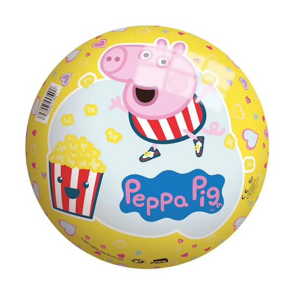Boll Peppa Pig Gul PVC