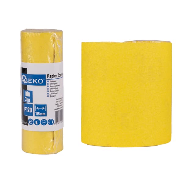 Papir - rulle 115mm x 3m P120 (100)