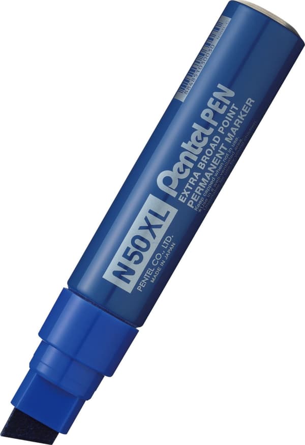 Permanent markør Pentel Pen N50XL blå