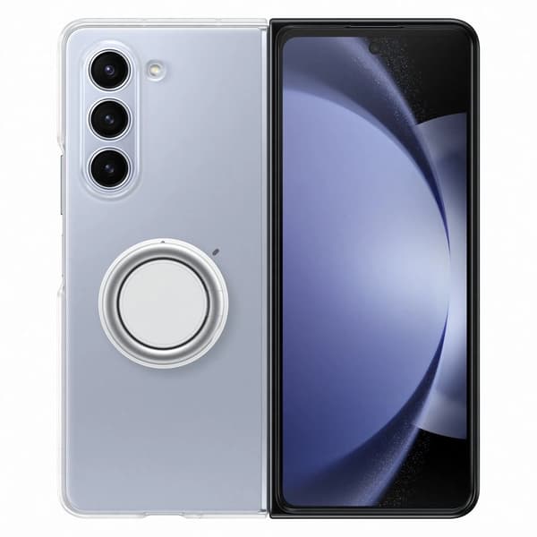 Silikone-gadget-cover til Samsung Galaxy Z Fold 5 - gennemsigtig