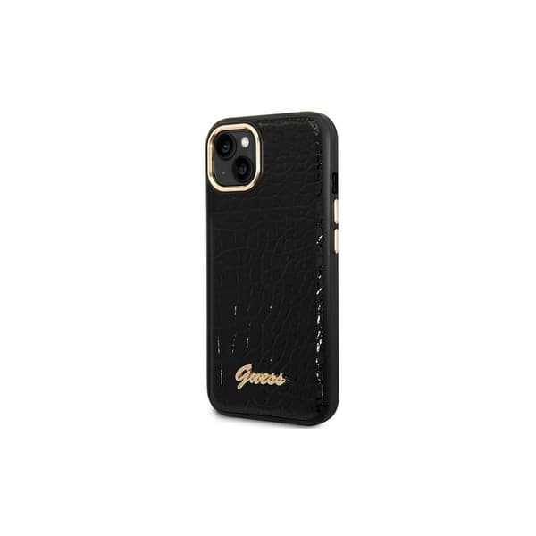 Guess GUHCP14MHGCRHK iPhone 14 Plus 6,7 \"sort / sort Hardcase Croco Collection