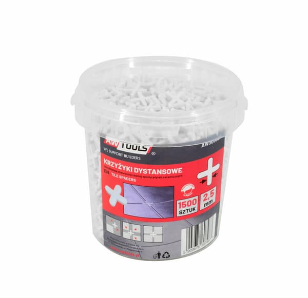 AWTOOLS VÄLIKKEET 2,5mm/1500kpl ÄMPÄRI