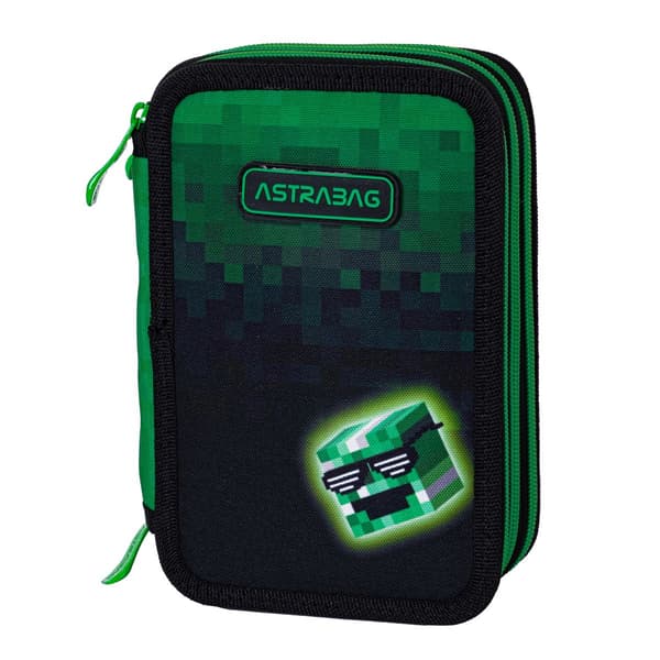 Trippelt jumbopennfodral med Wyp. Pixel Hero ASTRA