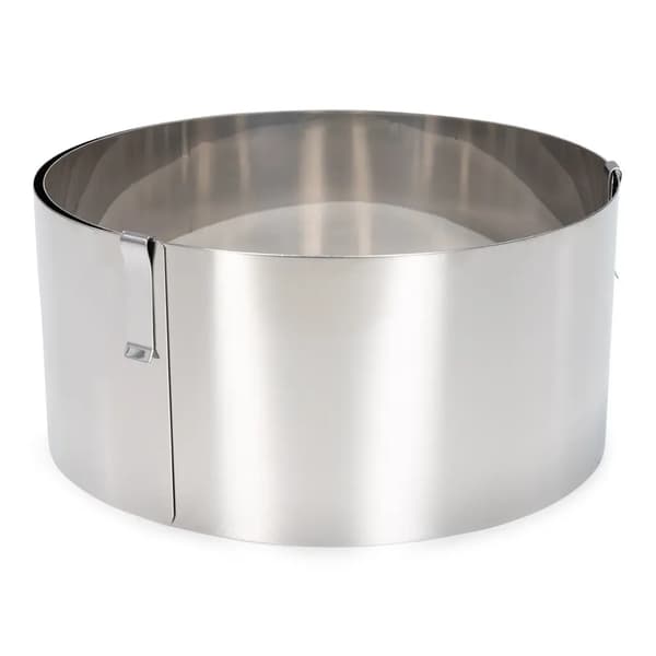 Patisse tårtring justerbar 18-30 cm rostfritt stål