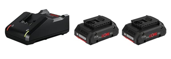 Bosch Starter Set Standard 2x ProCORE18V 4.0Ah + GAL 18V-40