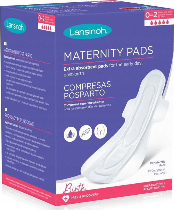 LANSINOH POSTPARTUM UNDERLÄGG L 0-2 10 ST