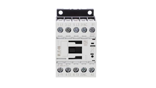 Effektkontaktor 9A 3P 24V DC 0Z 1R DILM9-01-EA (24VDC) 190032