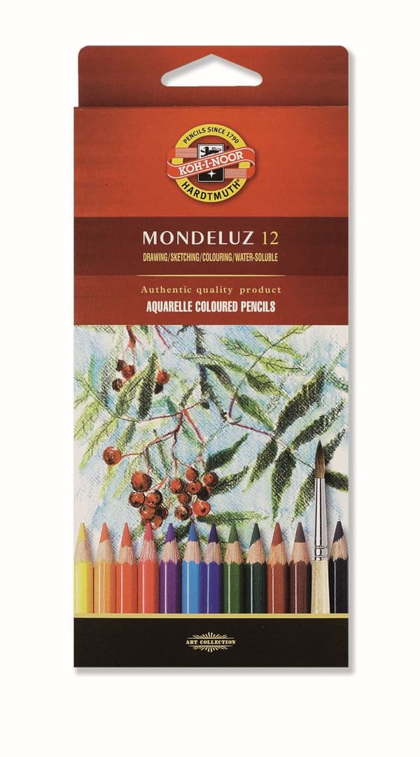 Färgpennor Mondeluz 12 färger