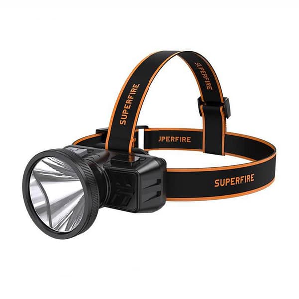 Pandelampe Superfire HL51, 160lm, USB