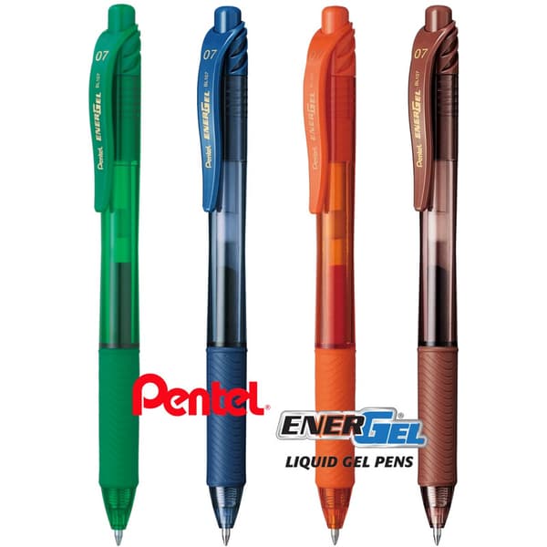 Pentel kuglepen Pentel EnerGel BL107 grøn