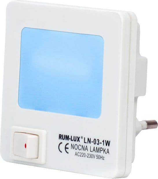 Lampe firkantet blå LN-03 Rum-Lux