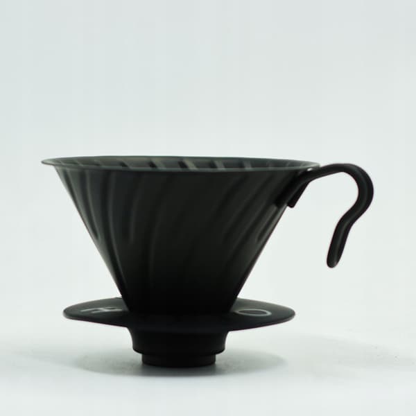 Hario Metal Drip V60-02 Sort med Silikoneholder