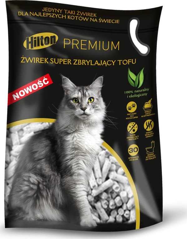 HILTON Tofu Super Caking - Kattegrus - 5 l /2,5 kg