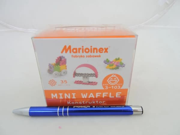 Vaffelpuder mini 35 stk pige