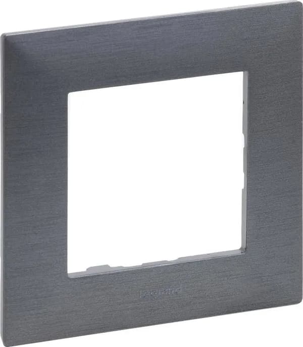 Legrand Enkeltramme Legrand Niloe Step 863991 Børstet Stål