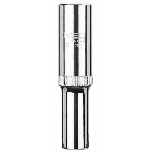 Neo Socket 6-kant 1/4\" 6mm lang (08-239)