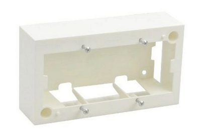 Påbygget dobbeltboks /4 moduler/ hvid WP45X4543