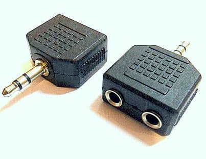 Kontakter Jack 3.5/2x3.5 guld NH552