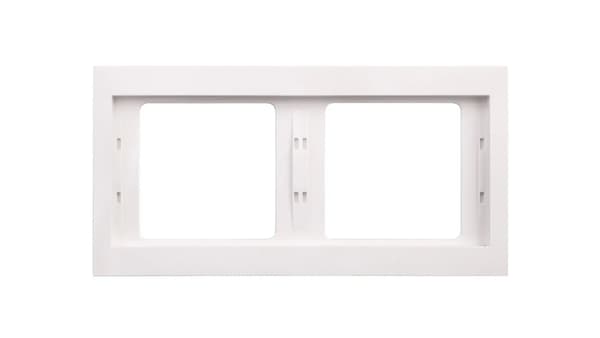 Hager Dubbelram BERKER vit - 13637009