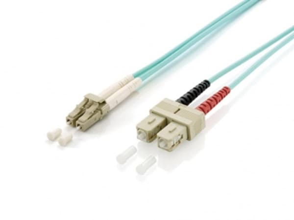 Equip Light air patchkabel LC - SC Multimode Duplex OM3, 20m (255318)