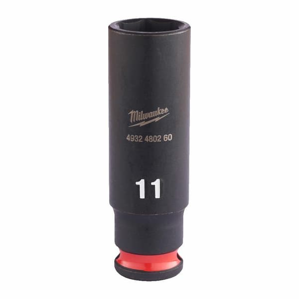 MILWAUKEE SLAGNØDDELANG 1/4\" 11mm SHOCKWAVE