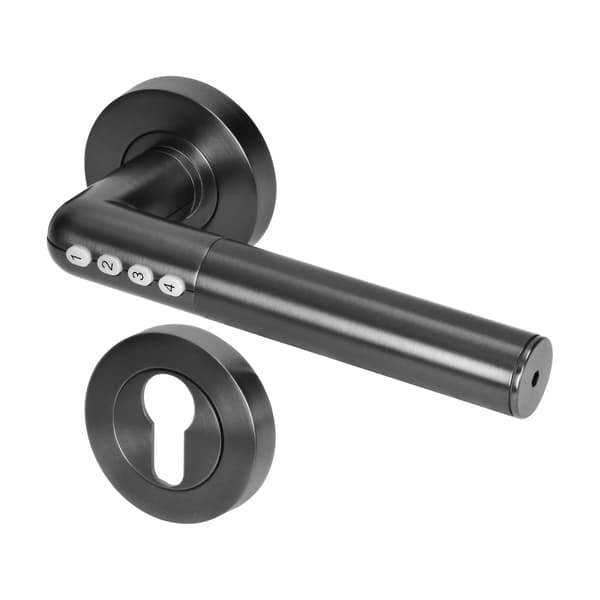 Dörrhandtag med IP44 kombinationslås, öppning med PIN och Bluetooth