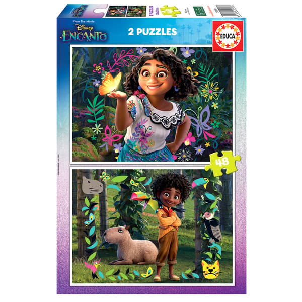 Disney Encanto puslespil 2x48 stk.