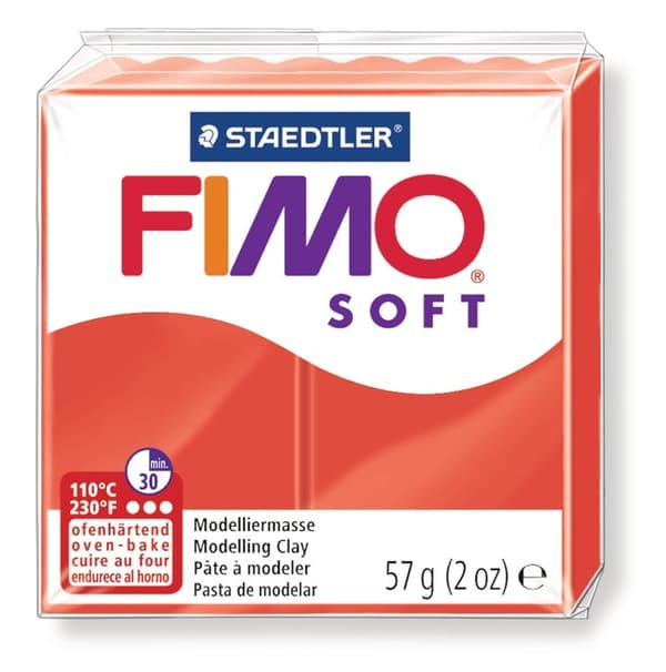 Staedtler Mass Fimo Soft 56g 24 punainen (185277)