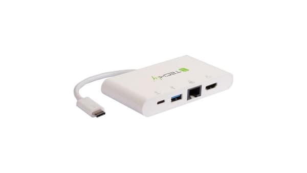 Adapter TECHLY IADAP USB31-DOCK1 USB-C til HDMI/RJ45/USB-C/USB-A