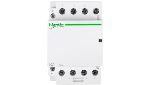 Schneider Modulær Kontaktor 40A 4Z 0R 230V AC iCT - A9C20844
