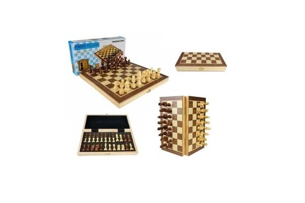 Premium Magnetisk Træskak 29.5*29.5cm