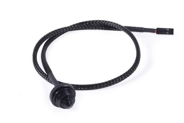 Alphacool Icicle Temperatursensor Flad G1/4 - Sort