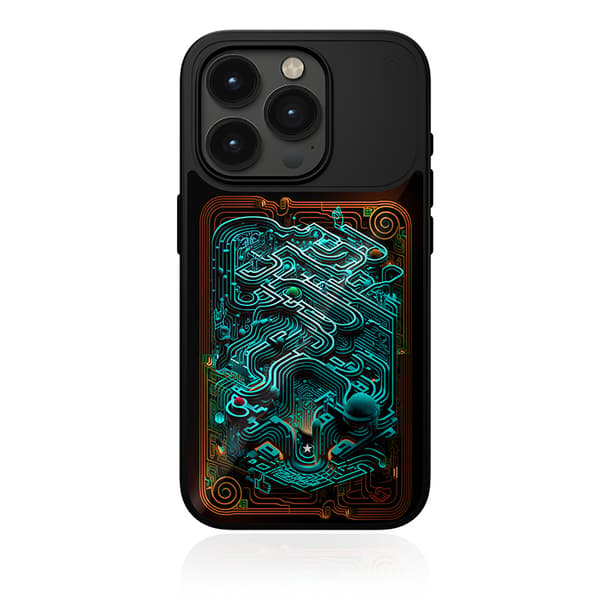 STM Reveal Warm MagSafe - iPhone 15 (Black Realm) Stress-kotelo