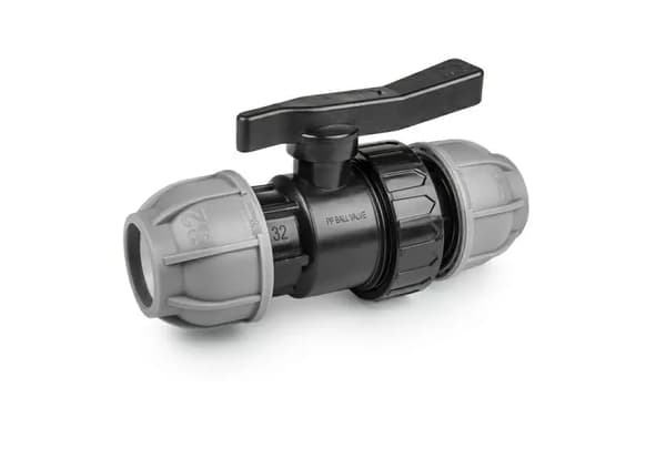 VENTIL TIL PE-RØR 25mm/25mm