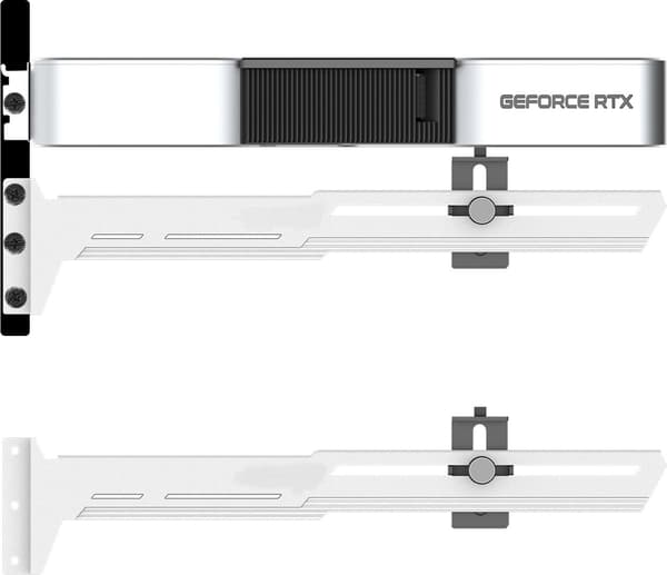 1stCool Support GPU Metalbeslag, Hvid