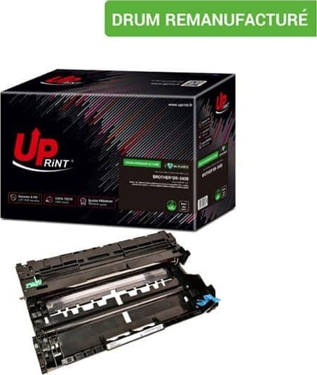 UPrint genfremstillet tromle DR3400, B.3400D, sort, 30000s