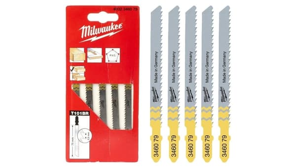 Pistosahanteräsarja työtasoille 5 kpl MILWAUKEE