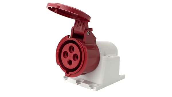Stålfatning 16A 4P IP44 400V/23399
