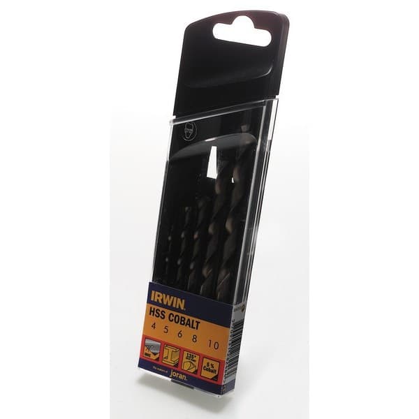 METAL BORESÆT (5 stk) 4-10mm KOBOLT HSS-CO IRWIN