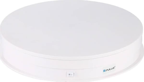 Elektrisk roterande skivspelare Display Pull 30cm USB (vit)