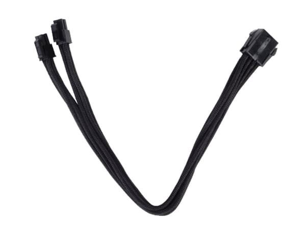 SilverStone ATX/EPS 8-pin - ATX/EPS 8-pin, 0.3m, Svart (SSTPP07EPS8B)
