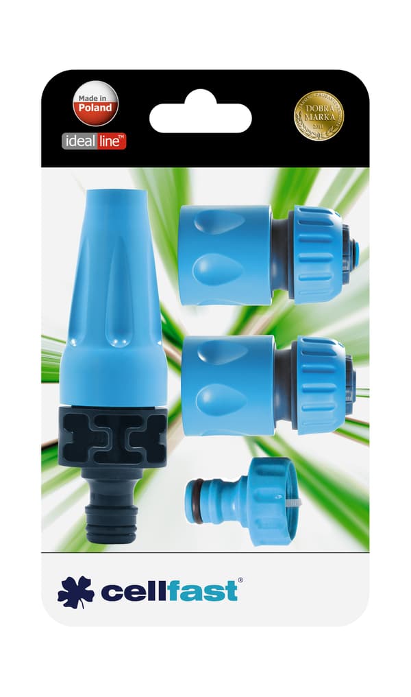 SUORA SUIHKUTINSETTI 1/2\" (4kpl) CELLFAST