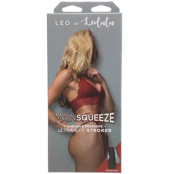 Doc Johnson Main Squeeze Leo ULTRASKYN intiimilaite kovakotelolla