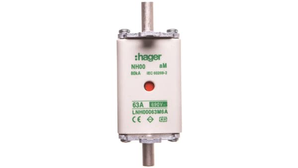 Motor sikringsindsats NH00 aM 690V 63A LNH00063M6A