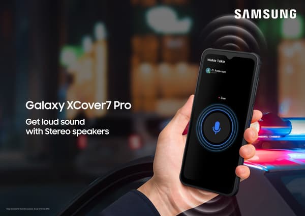 Samsung Galaxy XCover7 Pro Enterprise Edition svart