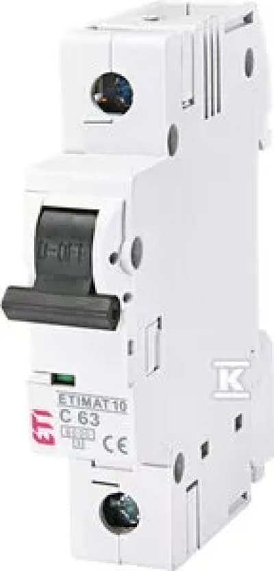 ETIMAT10 1P 6KA C 63A-LINK NMP.