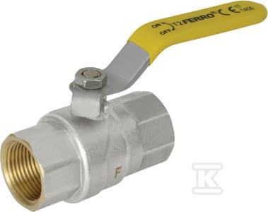Ferro Gas kugleventil 1/2\" KG1