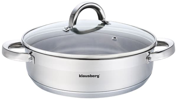 FLAD GRYDE MED LÅG 24cm KLAUSBERG KB-7172