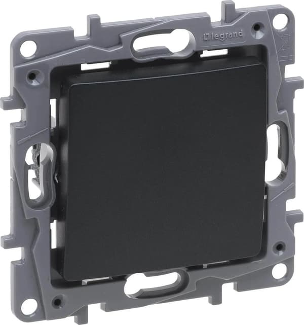Legrand Niloe Selection Trappekontakt Enkelt 10AX antracit 762201