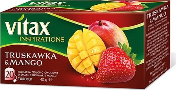 Vitax TEA VITAX INSPIRATIONS JORDGUBB & MANGO 20 PÅSAR 6643110